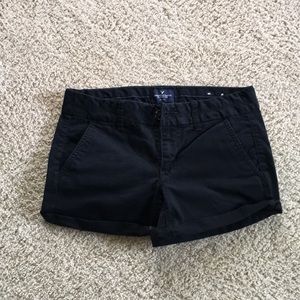 Black american eagle shorts